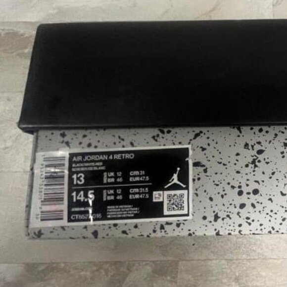 Nike Air Jordan 4 Retro Red Thunder - Size 13/12.5 - Picture 6 of 7